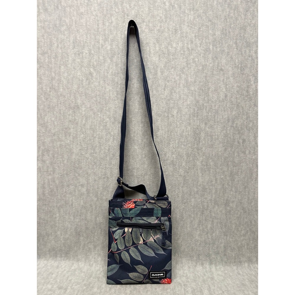 Dakine Jive Crossbody or Shoulder Bag Unisex Navy Botanical Tropical Travel - Picture 2 of 8